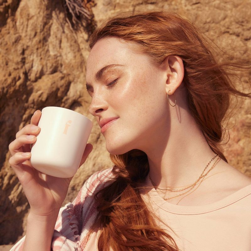 slide 4 of 7, Being Frenshe Coconut & Soy Wax Reset Candle with Essential Oils - Solar Fleur - 7oz, 7 oz