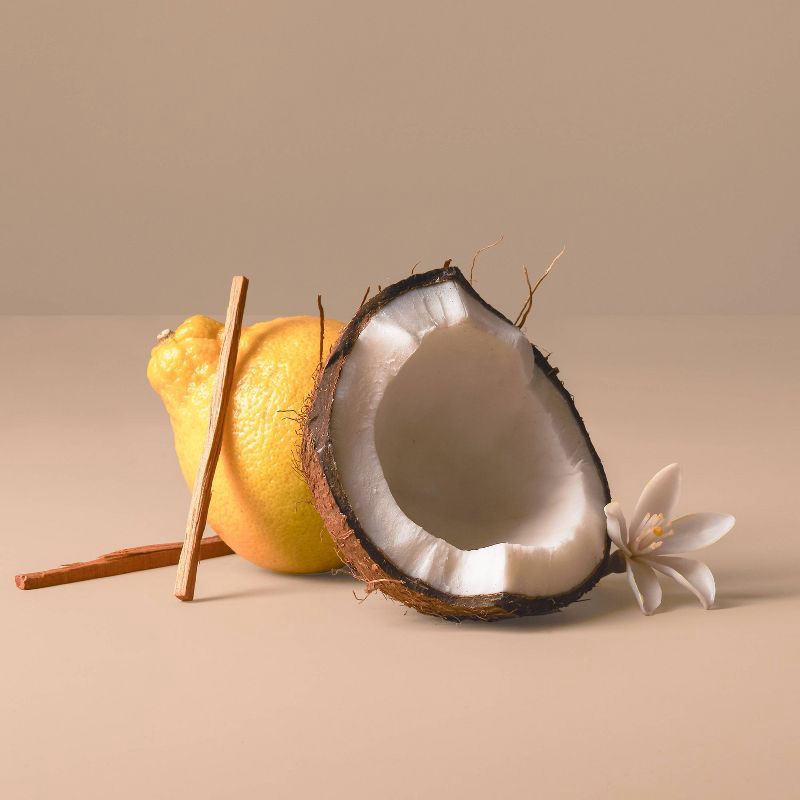 slide 5 of 7, Being Frenshe Coconut & Soy Wax Reset Candle with Essential Oils - Solar Fleur - 7oz, 7 oz