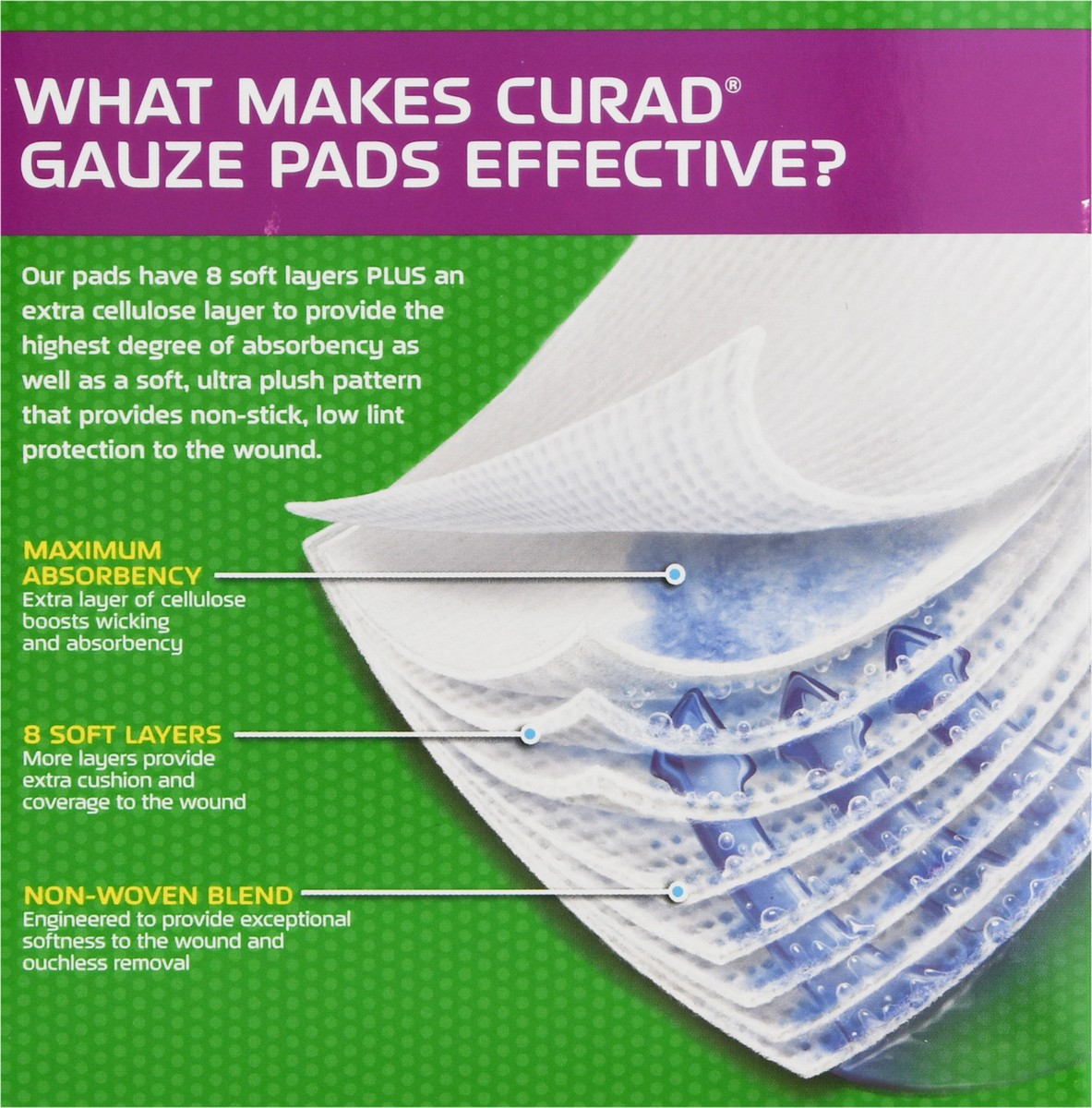 slide 7 of 8, Curad Pro Gauze Pads, 25 ct