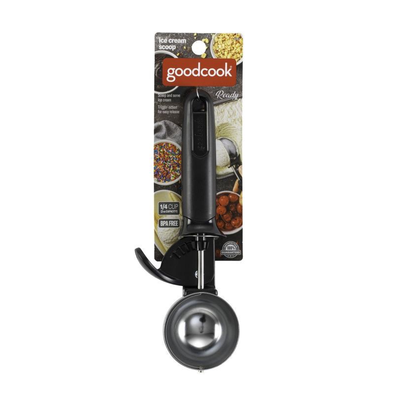 slide 7 of 7, GoodCook Ready Trigger Ice Cream Scoop, 1 ct