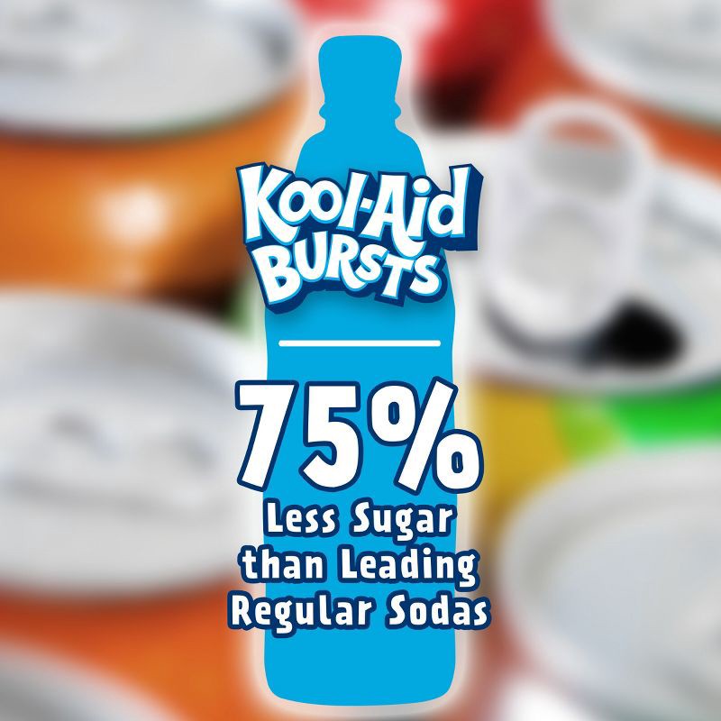 slide 6 of 9, Kool-Aid Bursts Tropical Punch Juice Drink - 6pk/6.75 fl oz Bottles, 6 ct; 6.75 fl oz