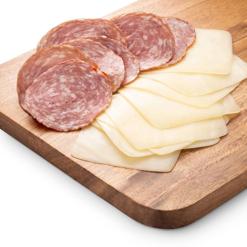 slide 2 of 4, Uncured Genoa Salami and Provolone Cheese - 6oz - Good & Gather™, 6 oz