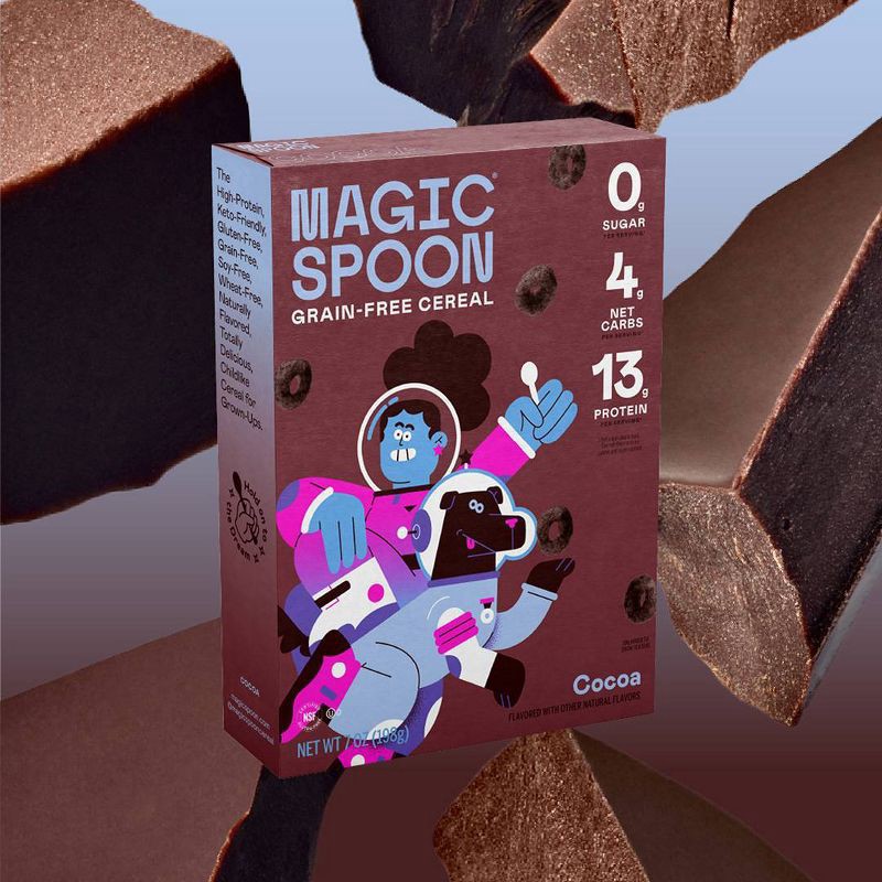 slide 2 of 6, Magic Spoon Cocoa Keto and Grain-Free Cereal - 7oz, 7 oz