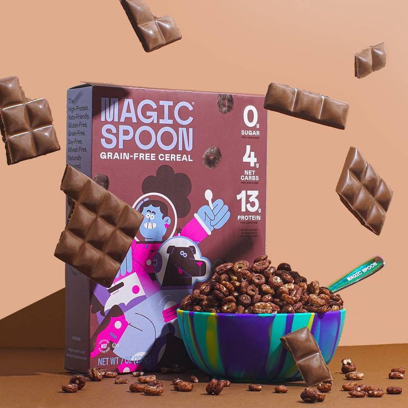 slide 3 of 6, Magic Spoon Cocoa Keto and Grain-Free Cereal - 7oz, 7 oz