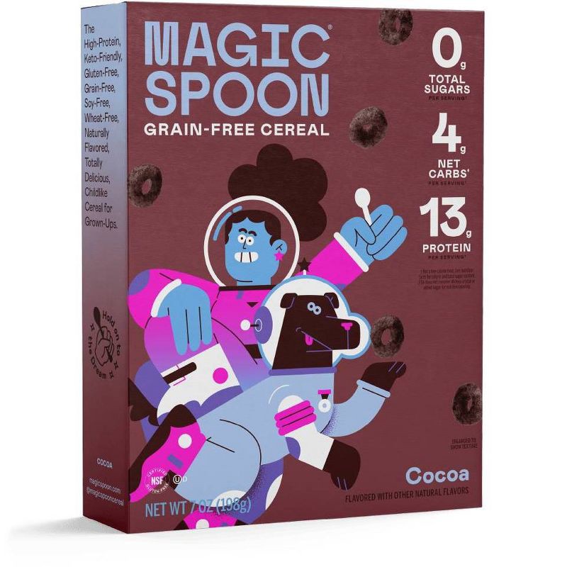 slide 1 of 6, Magic Spoon Cocoa Keto and Grain-Free Cereal - 7oz, 7 oz