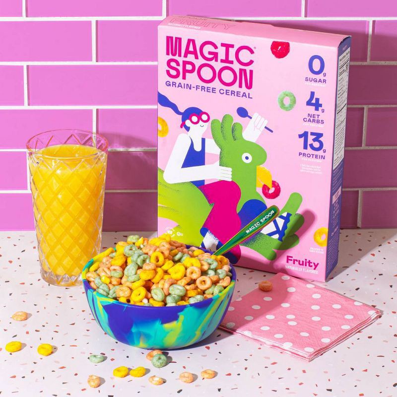 slide 3 of 6, Magic Spoon Fruity Keto and Grain-Free Cereal - 7oz, 7 oz