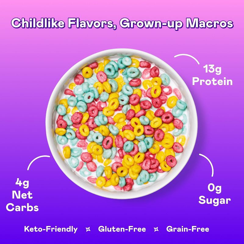 slide 3 of 8, MAGIC SPOON Fruity Protein Breakfast Cereal - 7oz, 7 oz