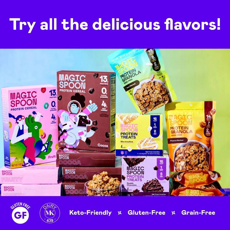 slide 7 of 8, MAGIC SPOON Fruity Protein Breakfast Cereal - 7oz, 7 oz