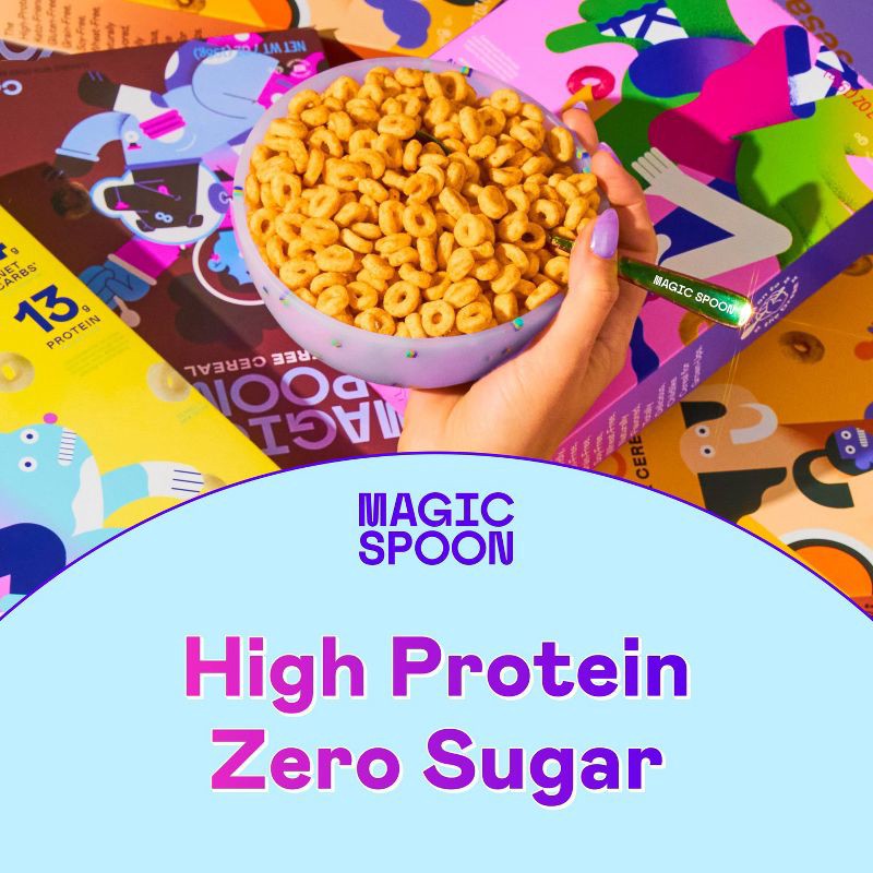 slide 3 of 7, MAGIC SPOON Peanut Butter Protein Breakfast Cereal - 7oz, 7 oz
