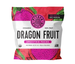 Pitaya Foods Organic Dragon Fruit Smoothie Packs - 4 x 100 g