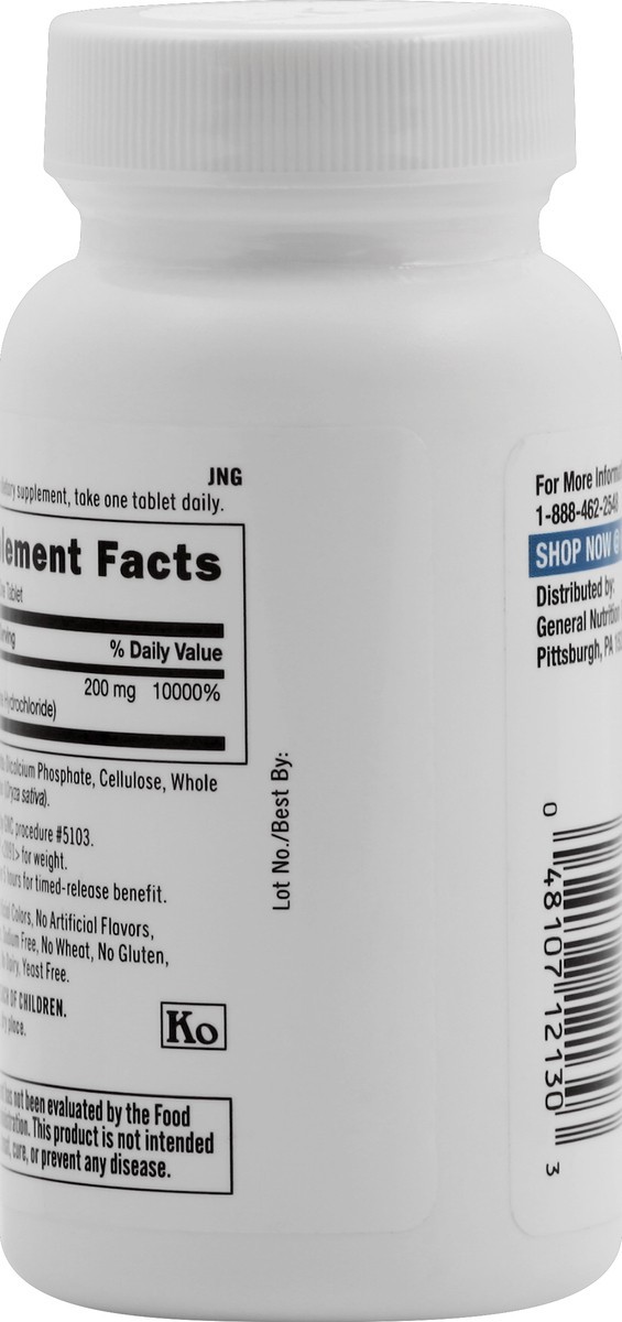 slide 5 of 8, GNC Vitamin B-6 100 ea, 100 ct