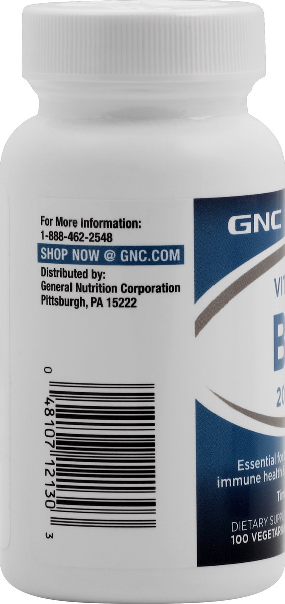 slide 6 of 8, GNC Vitamin B-6 100 ea, 100 ct