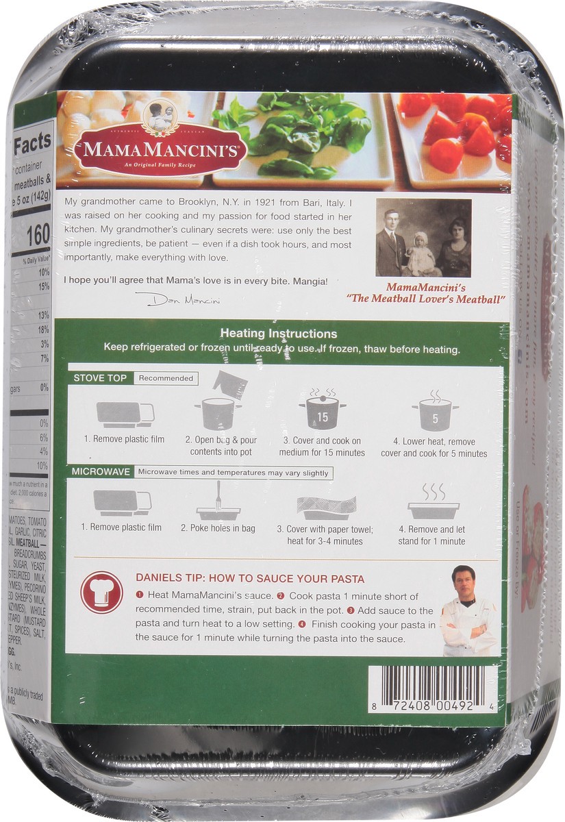 slide 3 of 12, MamaMancini's Mama Mancini's Italian Style Sauce and Turkey Meatballs 16.0 oz, 16 oz