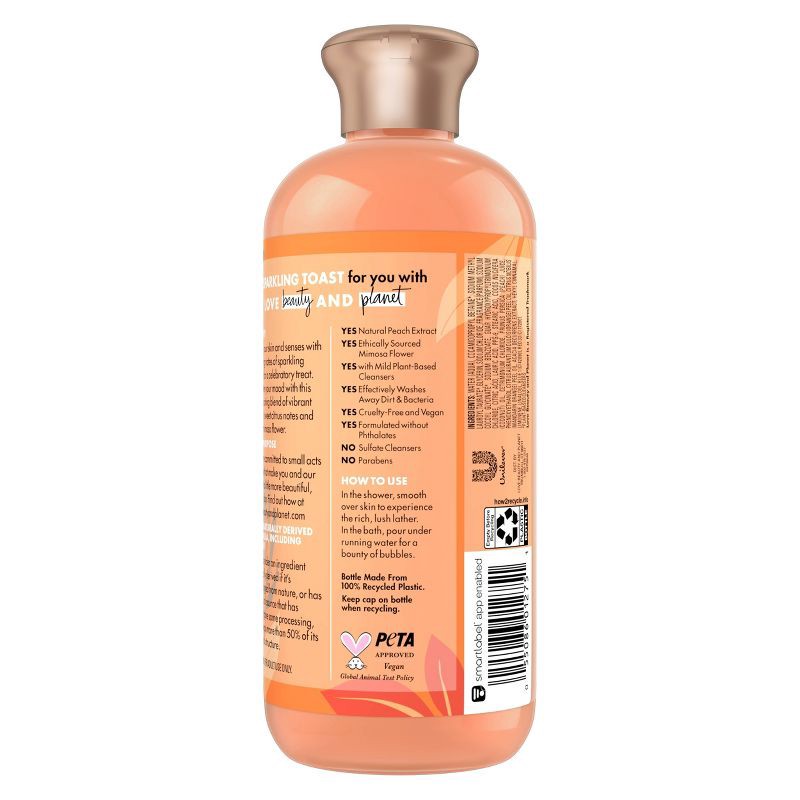 slide 2 of 7, Beloved Peach Prosecco & Mimosa Flower Shower & Bath Gel 11.8oz, 11.8 oz