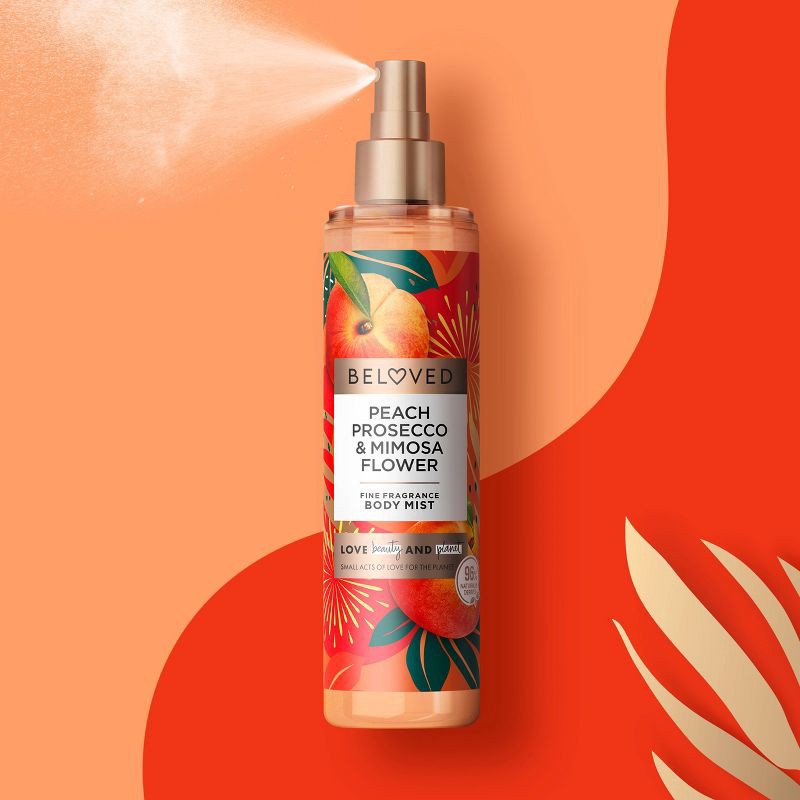 slide 4 of 7, Beloved Women's Body Mist - Peach Prosecco & Mimosa Flower - 8oz, 8 oz