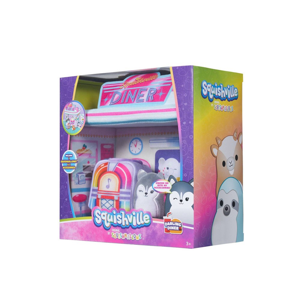 Squishville By Squishmallows 2 Mini Plush Bakery Play Scene 