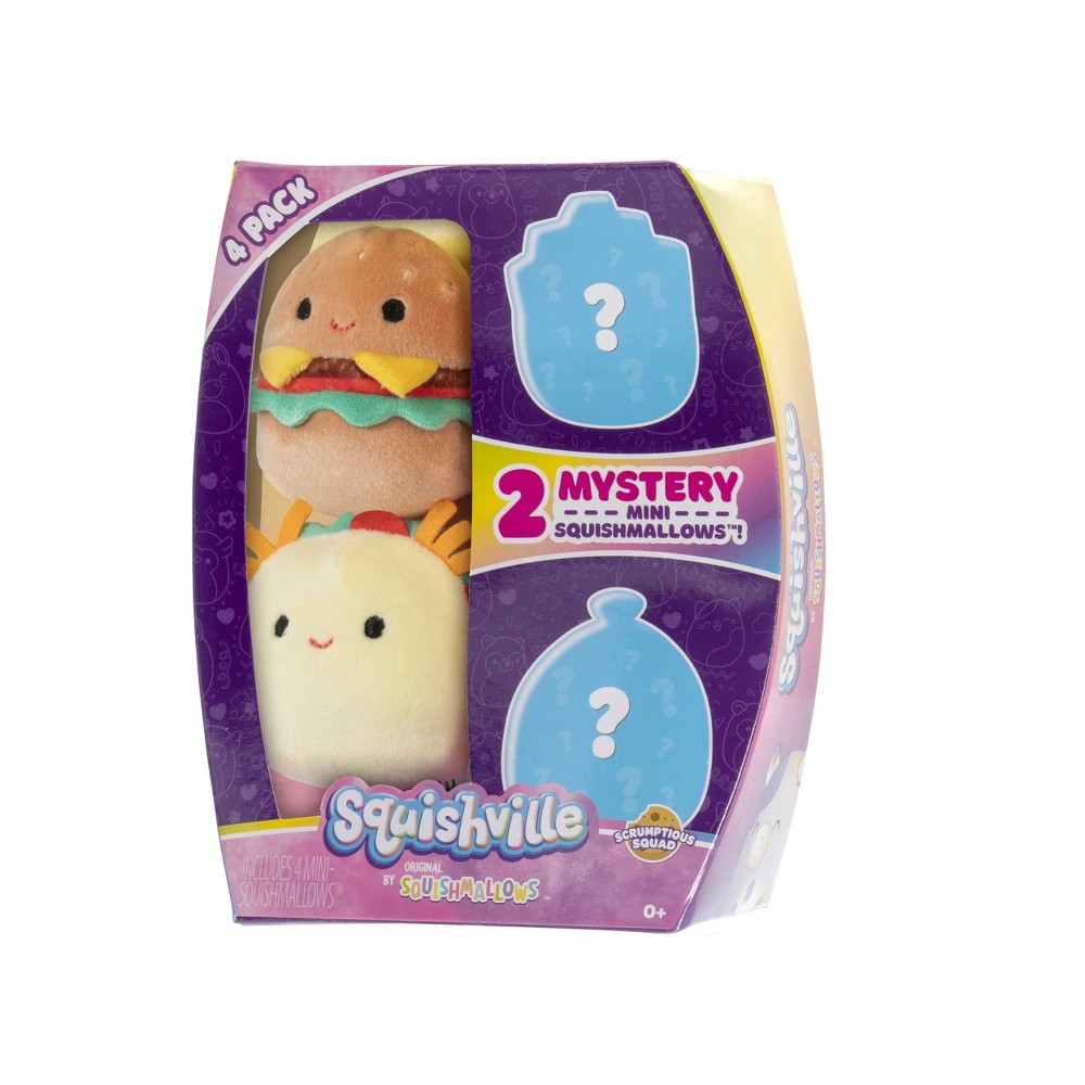 slide 9 of 10, Squishville Scrumptious Squad Mini 4pk Mini 2" Plush, 4 ct