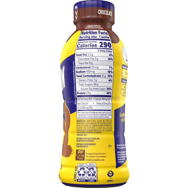 slide 2 of 7, Nesquik Protein Power Chocolate - 14oz​, 14 oz