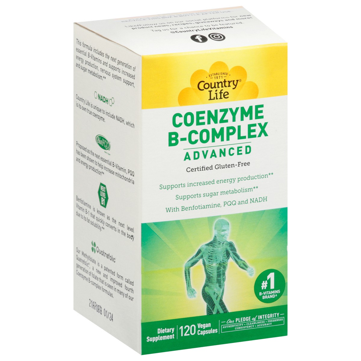 slide 5 of 9, Country Life Coenzyme B-complex Advanced, 1 ct