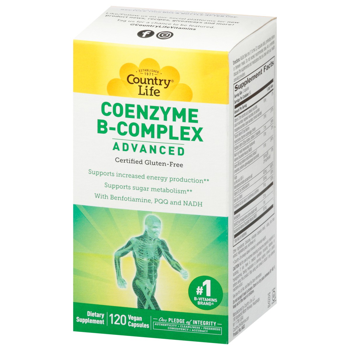 slide 7 of 9, Country Life Coenzyme B-complex Advanced, 1 ct