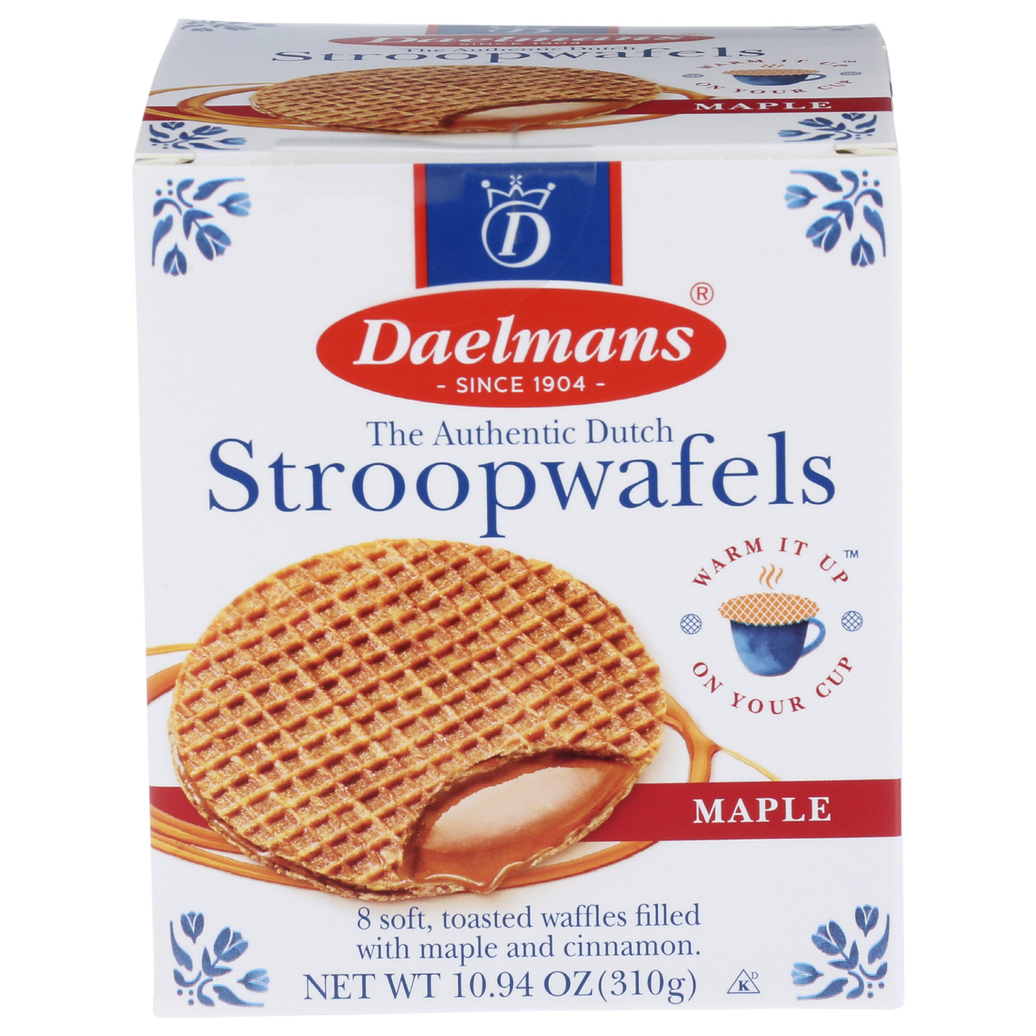 slide 1 of 2, Daelmans Stroopwafer Maple Jumbo, 10.94 oz