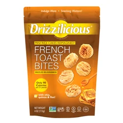Drizzilicious Mini Rice Cakes French Toast, 4 oz