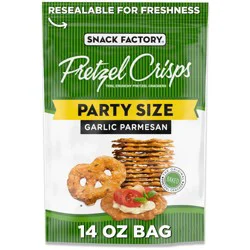 Snack Factory Garlic Parmesan Pretzel Crisps - 14oz