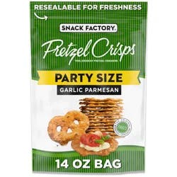 Snack Factory Garlic Parmesan Pretzel Crisps - 14oz