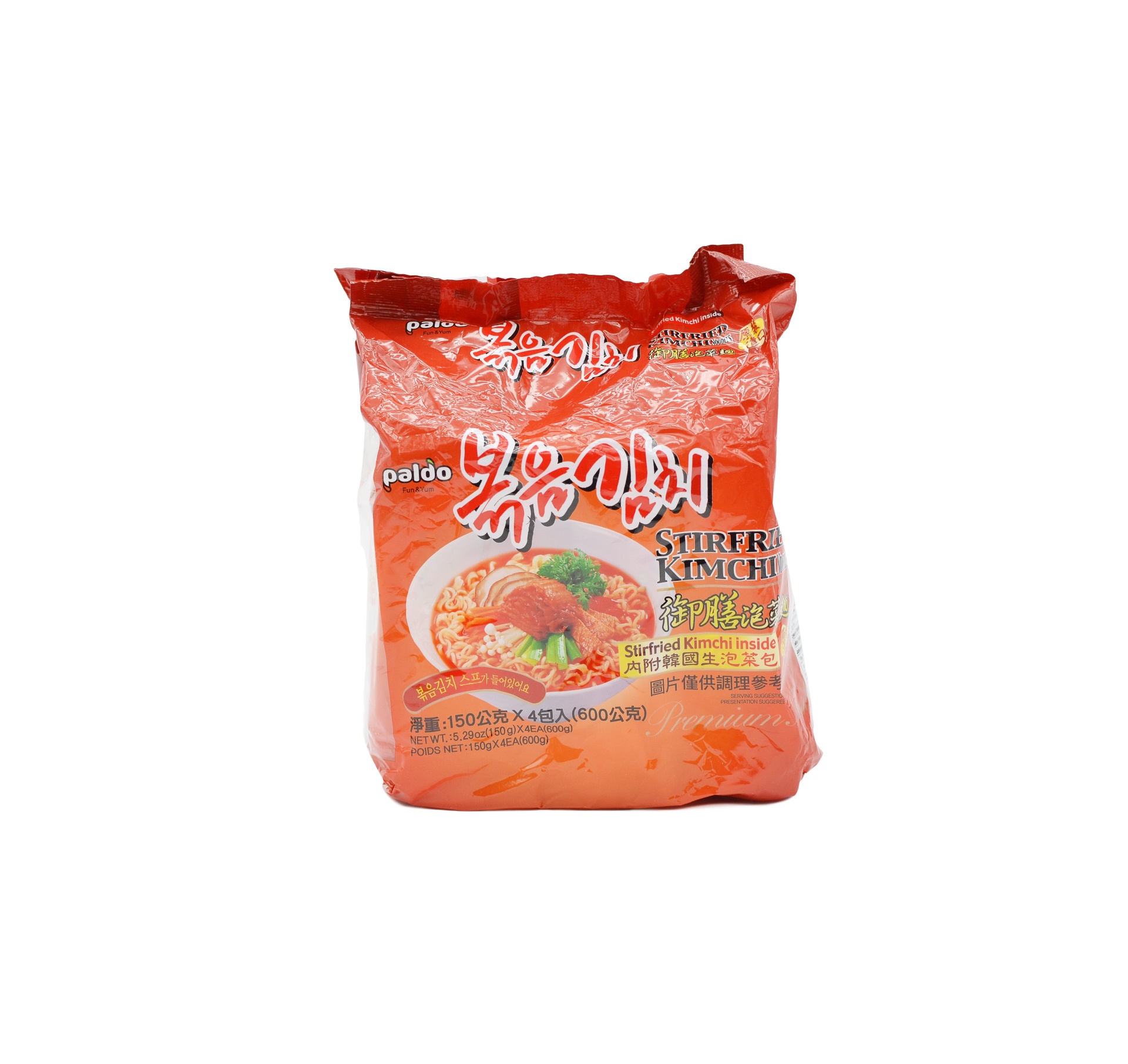 slide 1 of 1, Paldo Stir Fried Kimchee Noodle, 1 ct