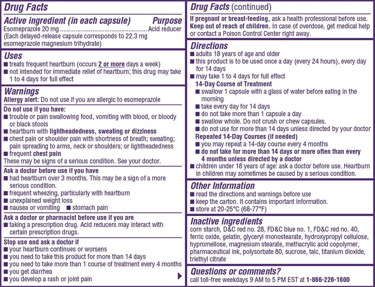 slide 5 of 9, Nexium 24HR Delayed Release Heartburn Relief Capsules - Esomeprazole Magnesium Acid Reducer , 28 ct