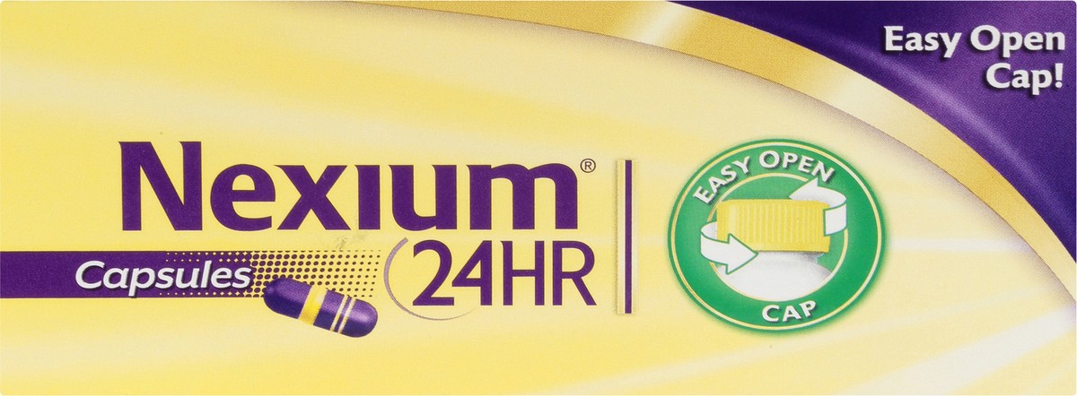 slide 9 of 9, Nexium 24HR Delayed Release Heartburn Relief Capsules - Esomeprazole Magnesium Acid Reducer , 28 ct