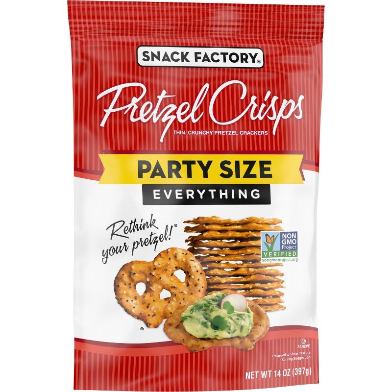 slide 7 of 8, Snack Factory Everything Pretzel Crisps - 14oz, 14 oz