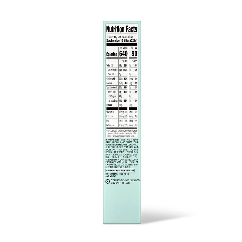 slide 3 of 4, Mint Flavored Ice Cream Bites - 8.52 fl oz/12ct - Favorite Day™, 8.52 fl oz, 12 ct