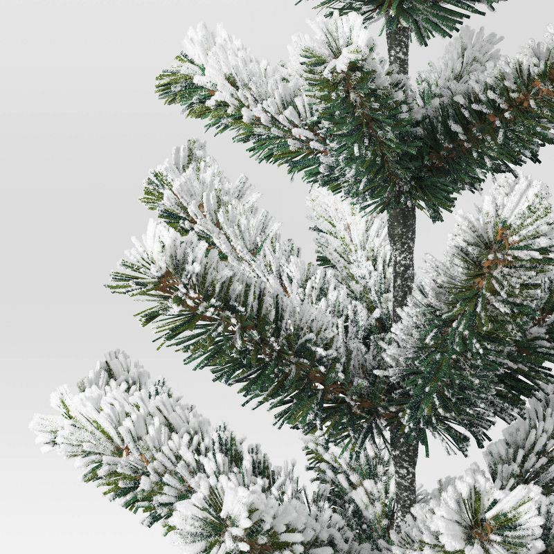 slide 3 of 4, 24" Unlit Flocked Indexed Mini Artificial Christmas Tree - Wondershop™, 1 ct