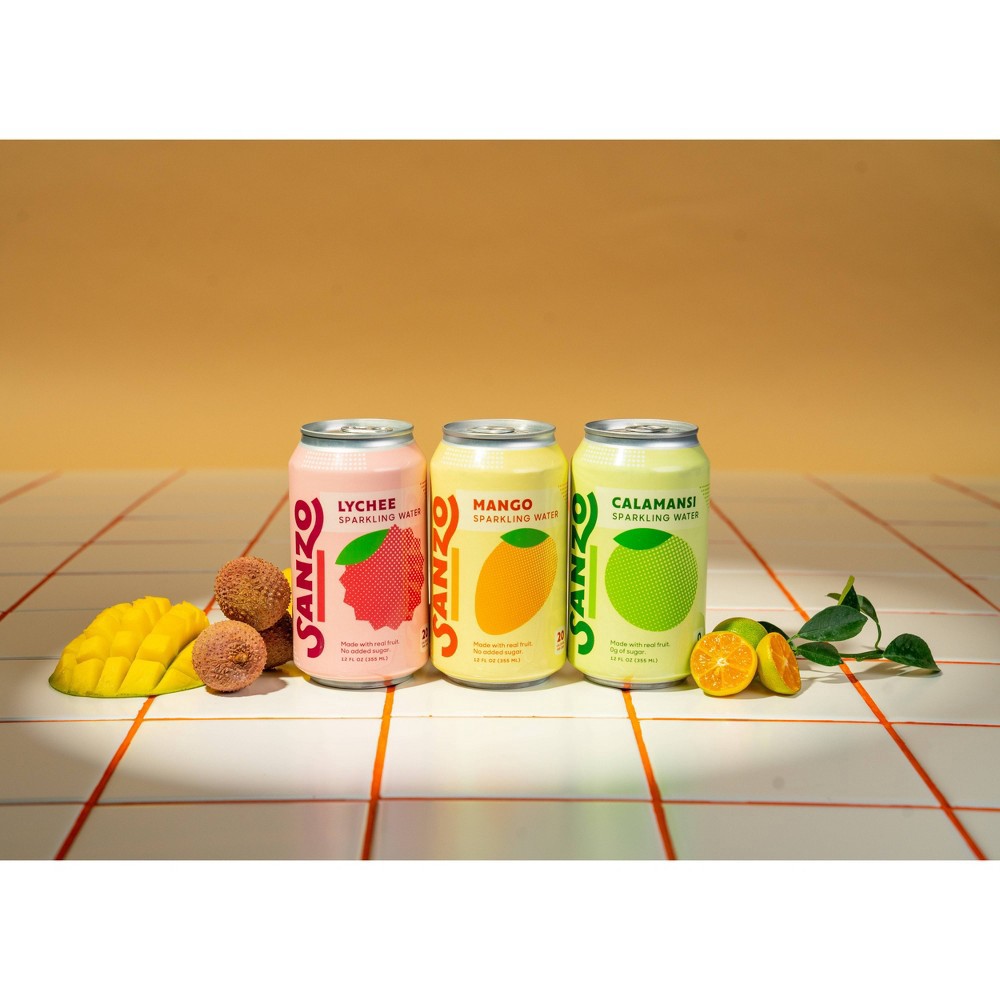 Sanzo Lychee Sparkling Water 12 fl oz Can 12 fl oz Shipt