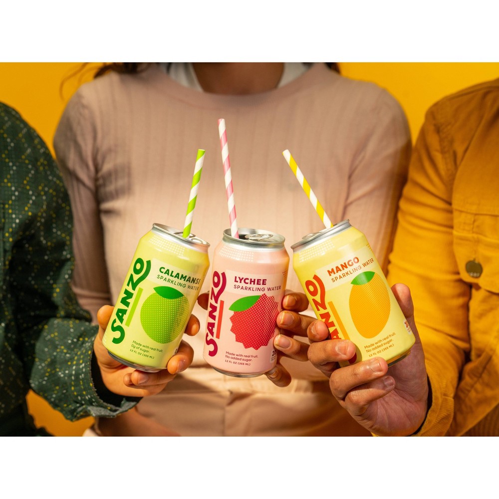 Sanzo Lychee Sparkling Water 12 fl oz Can 12 fl oz Shipt