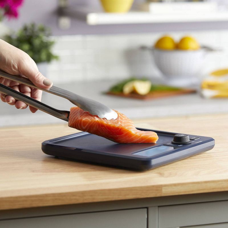 slide 7 of 12, Taylor Digital Kitchen 11lb Food Scale with Antimicrobial Surface Blue, 11 lb