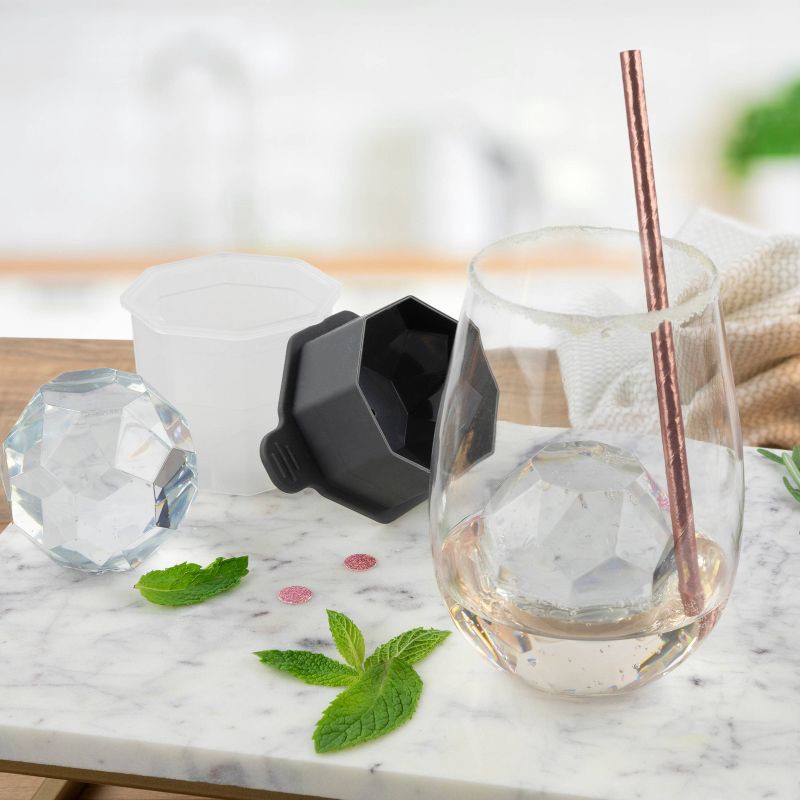 Tovolo Faceted Sphere Ice Mold Set of 2
