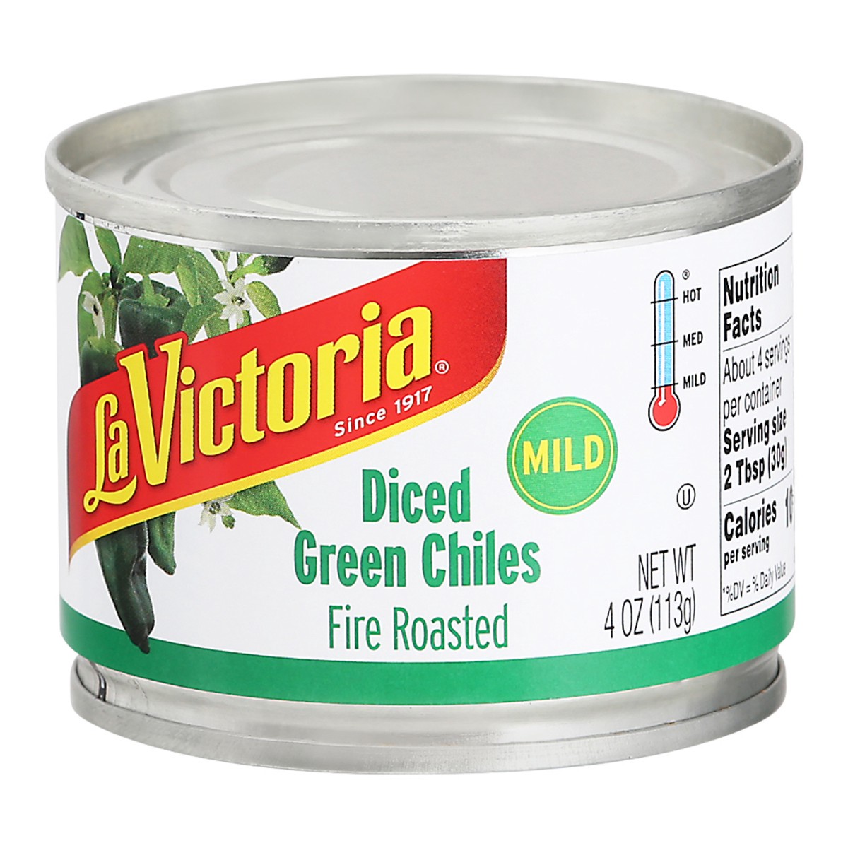 slide 3 of 12, La Victoria Diced Fire Roasted Mild Green Chiles 4 oz, 4 oz