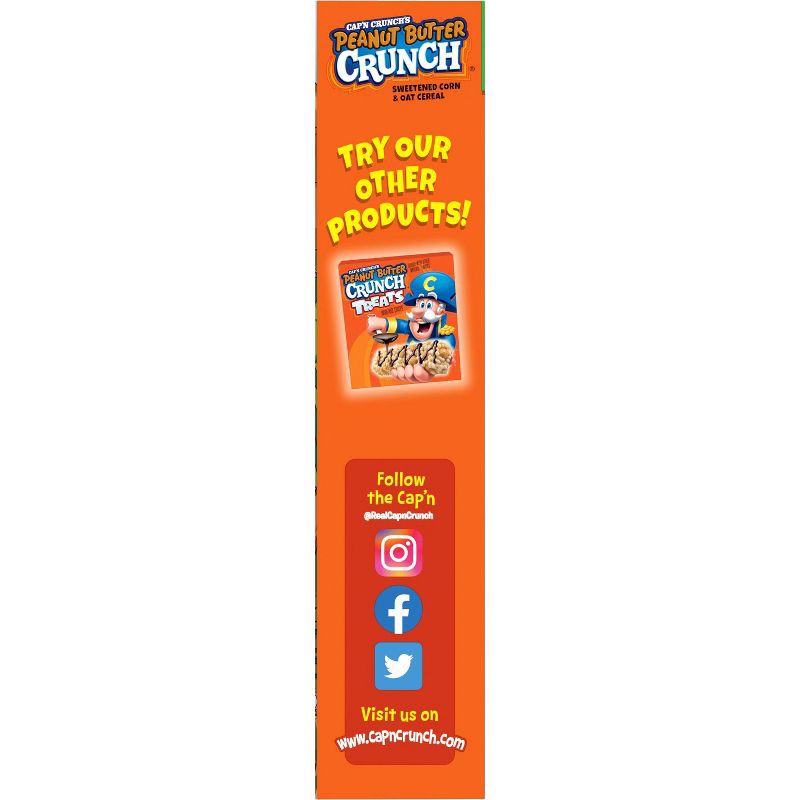 slide 5 of 6, Cap'n Crunch Peanut Butter Crunch Family Size Cereal - 18.8oz, 18.8 oz