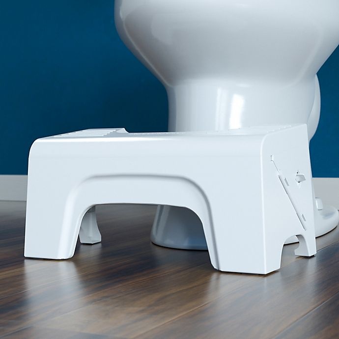 slide 3 of 5, Squatty Potty Fold N' Stow Toilet Stool, 1 ct