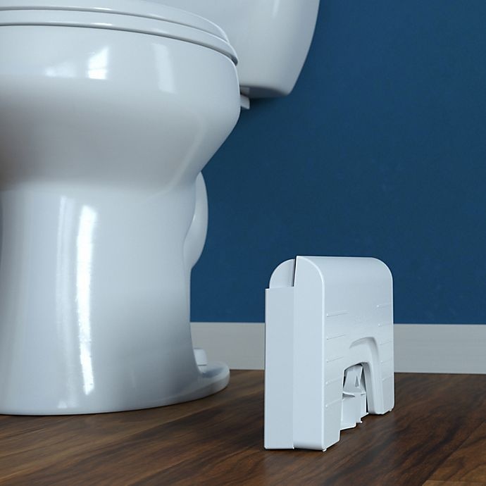 slide 4 of 5, Squatty Potty Fold N' Stow Toilet Stool, 1 ct