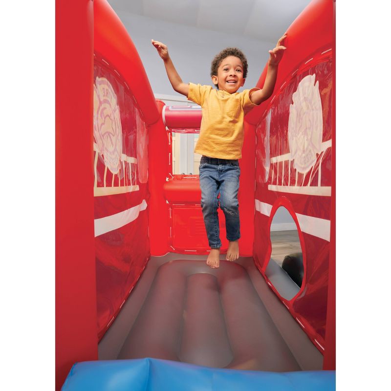 slide 2 of 5, Little Tikes Inflatable Fire Truck Bounce, 1 ct