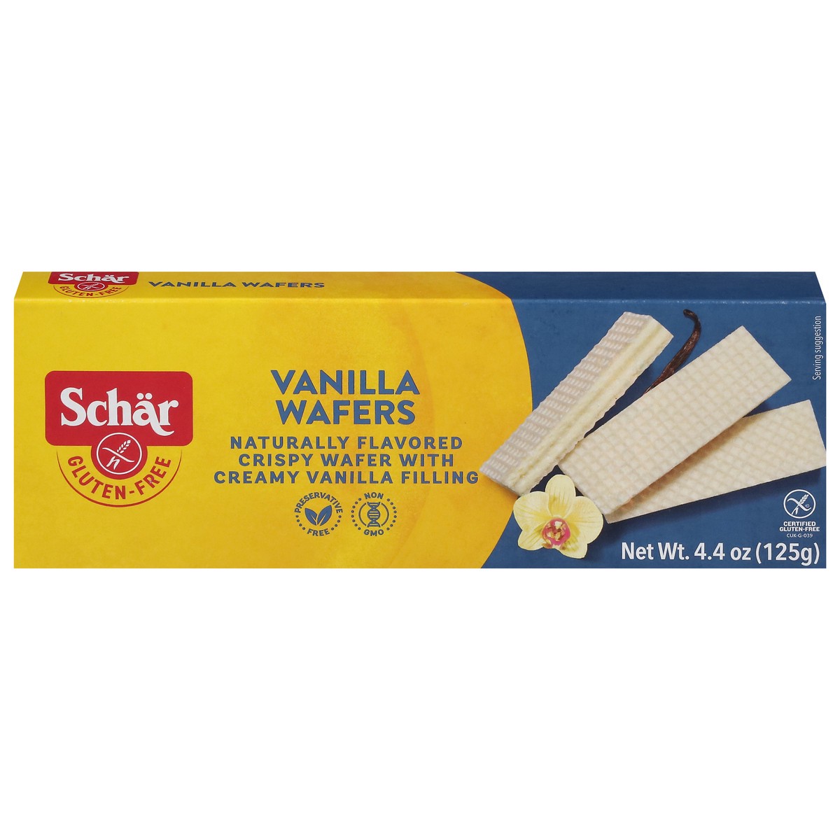 slide 1 of 9, Schär Gluten-Free Vanilla Wafers 4.4 oz, 4.4 oz