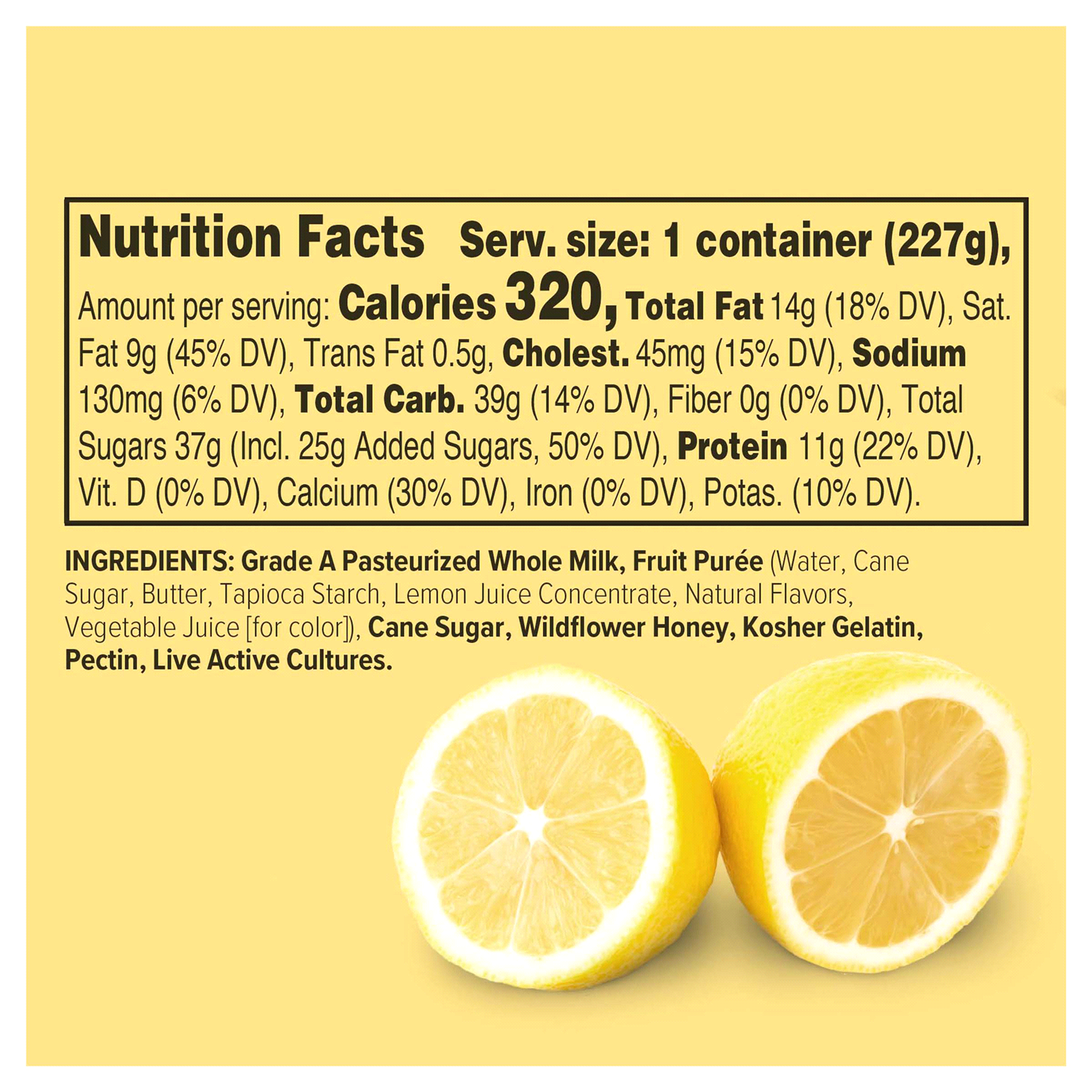 slide 2 of 2, Noosa Lemon Finest Yoghurt 8 oz, 8 oz