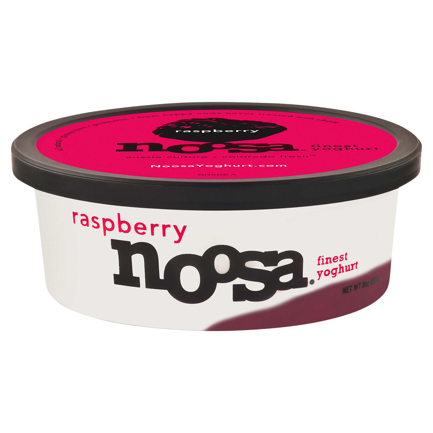 slide 1 of 2, Noosa Finest Raspberry Yogurt 8 oz, 8 oz
