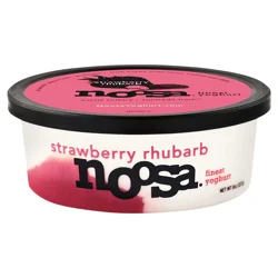 Noosa Strawberry Rhubarb Finest Yoghurt 8 oz