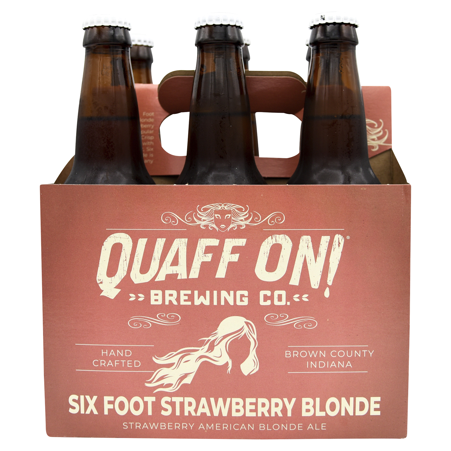 slide 1 of 1, Quaffon! Six Ft Strawberry Blonde, 6 ct; 12 oz