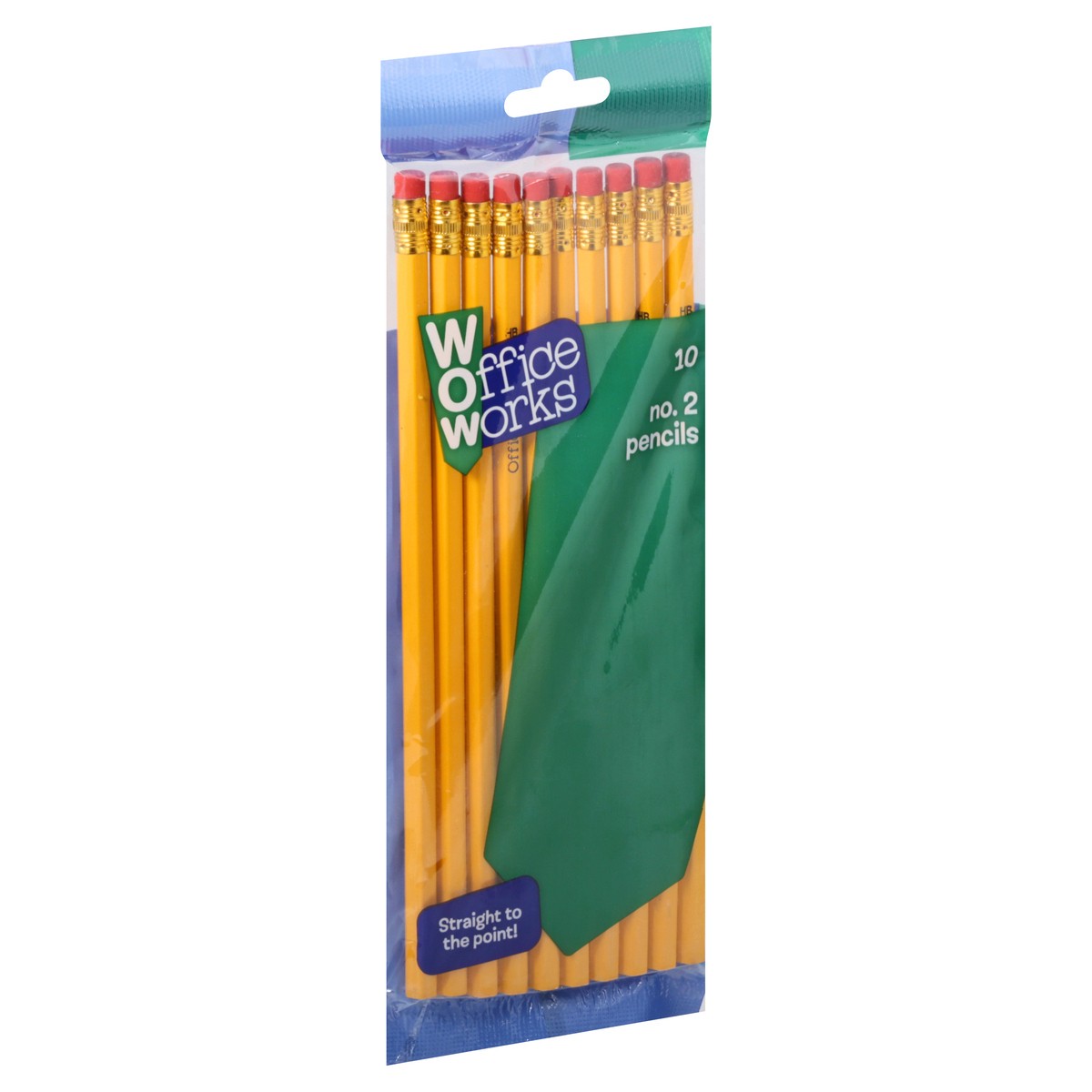 slide 2 of 9, Officeworks Office Works No. 2 Pencils - Yellow, 10 ct