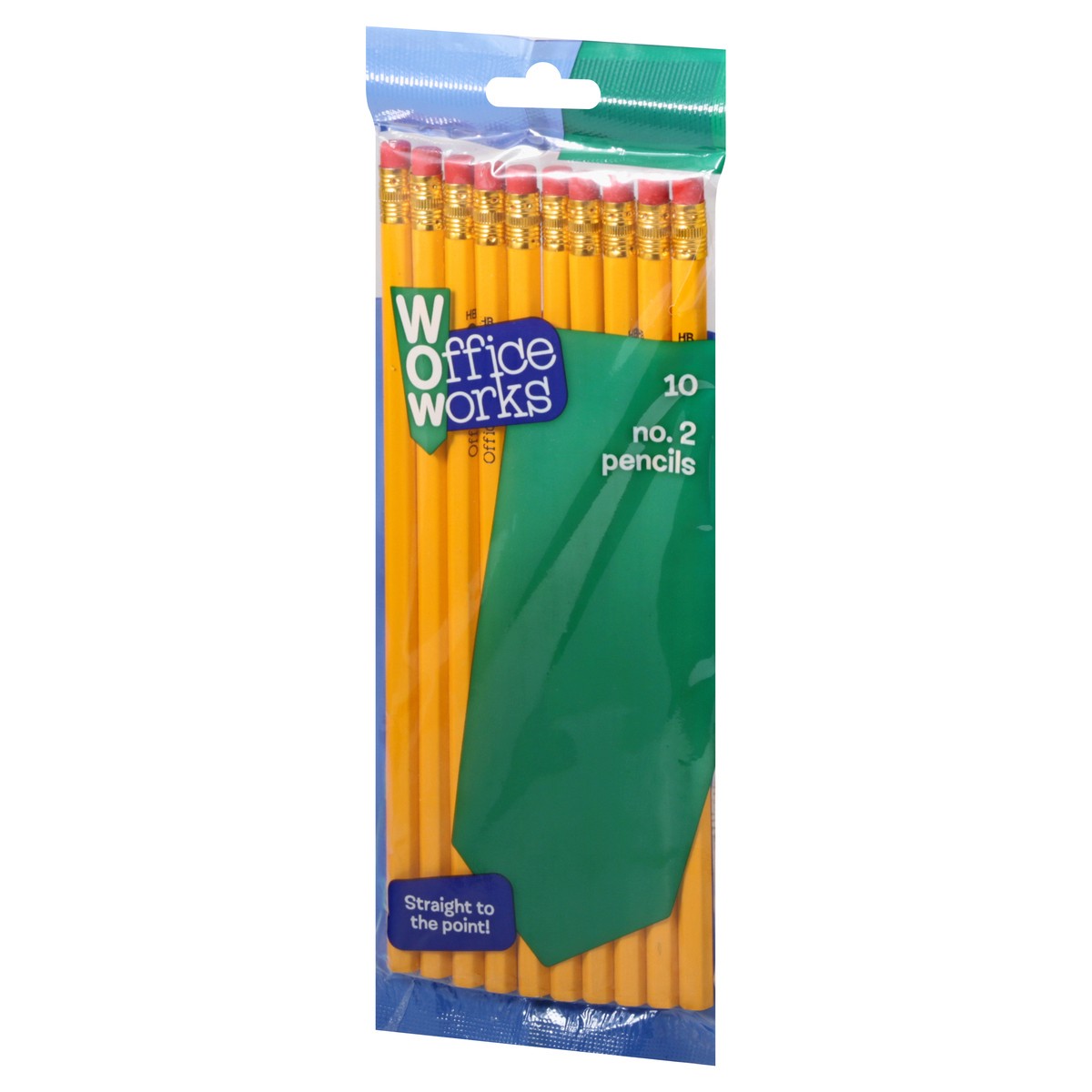 slide 3 of 9, Officeworks Office Works No. 2 Pencils - Yellow, 10 ct